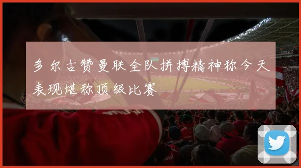 多尔古赞曼联全队拼搏精神称今天表现堪称顶级比赛
